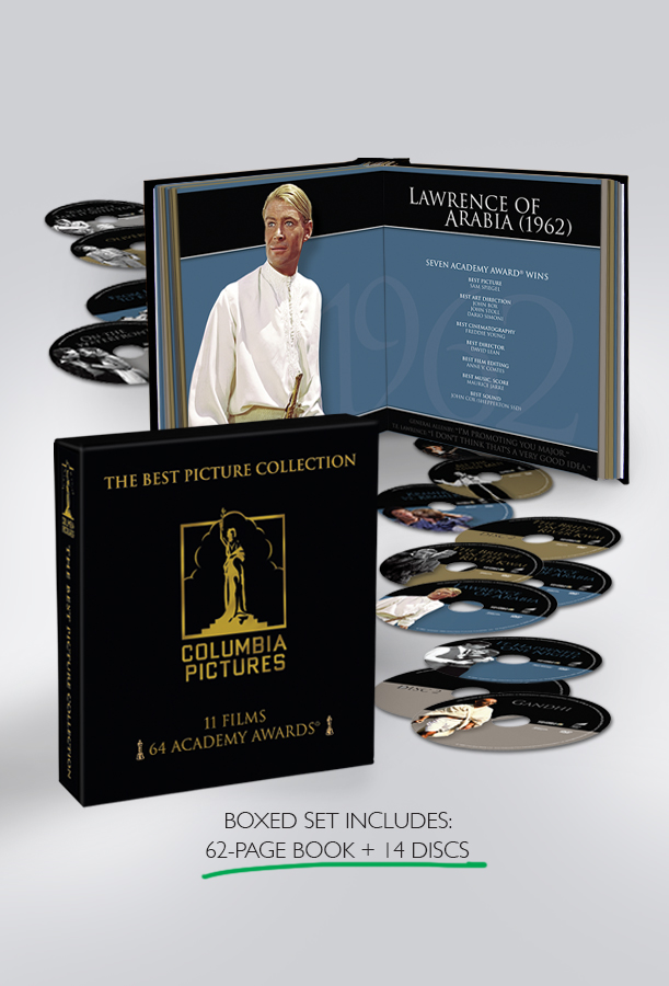Box set includes 62 page book + 14 discs
