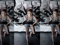 special shoot for action thriller teaser key art starring Kate Hudson
